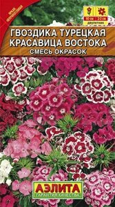 Гвоздика турецкая Красавица востока, смесь окрасок 0,1г