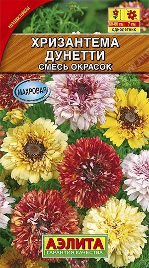 Хризантема Дунетти смесь 0.3 г .А от компании Садовник - все для сада и огорода. Семена почтой по всей РБ - фото 1