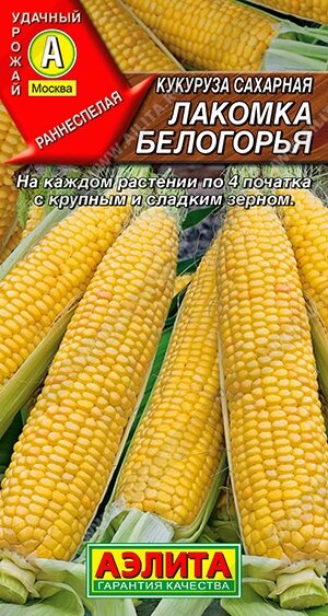 Кукуруза сахарная Лакомка Белогорья 7г. от компании Садовник - все для сада и огорода - фото 1