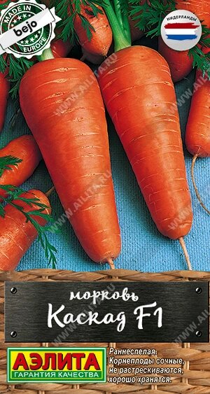 Морковь КАСКАД F1 НОВИНКА АЭЛИТА от компании Садовник - все для сада и огорода - фото 1