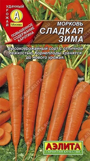 Морковь Сладкая зима 2г. АЭЛИТА от компании Садовник - все для сада и огорода - фото 1