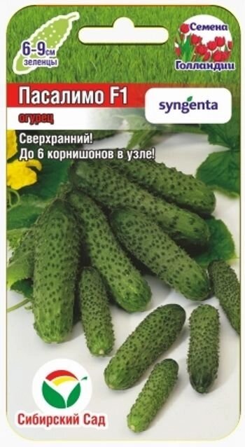 Огурец Пасалимо F1 5шт Сиб.с от компании Садовник - все для сада и огорода - фото 1