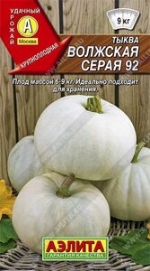 Тыква крупноплодная Волжская серая 92 2г. (А)