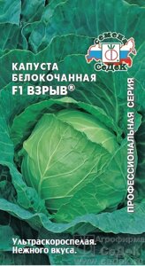 Капуста Взрыв F1 белокачанная СДК 0,1гр ! НОВИНКА !