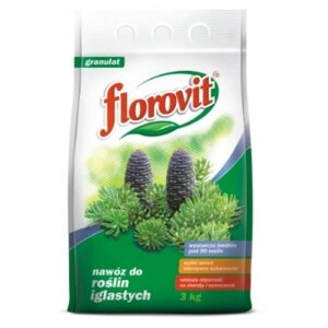 Удобрение Florovit (Флоровит) для хвойных растений 3 кг