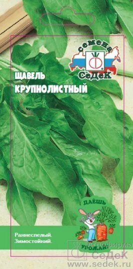 Щавель Крупнолистный 0.5 г. - Садовник - все для сада и огорода