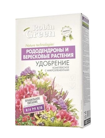 Удобрение Robin Green  (Робин Грин) рододендроны и вересковые растения, 1 кг. - сравнение