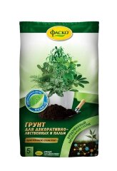 Грунт для декоративно-лиственных растений ФАСКО "Цветочное счастье" 5л.