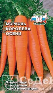 Морковь Королева Осени 2г.
