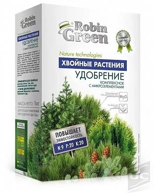 Удобрение Robin Green  (Робин Грин)  Хвойные растения, 1 кг - фото