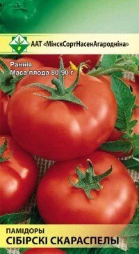 Помидоры Сибирский скороспелый 20шт от компании Садовник - все для сада и огорода. Семена почтой по всей РБ - фото 1