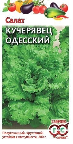 Салат Кучерявец Одесский 0,5 г (Г) от компании Садовник - все для сада и огорода - фото 1