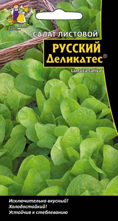 Салат Русский деликатес лист. 0,3гр (УД) от компании Садовник - все для сада и огорода - фото 1