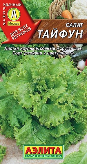 Салат Тайфун листовой АЭЛИТА 0,5гр от компании Садовник - все для сада и огорода - фото 1