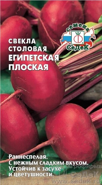 Свекла Египетская Плоская (столовая) 3 гр СДК ! НОВИНКА! от компании Садовник - все для сада и огорода - фото 1