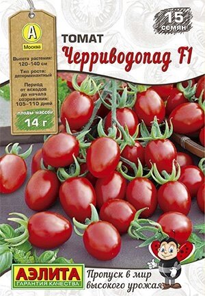 Томат Черриводопад F1 АЭЛИТА 15шт от компании Садовник - все для сада и огорода. Семена почтой по всей РБ - фото 1