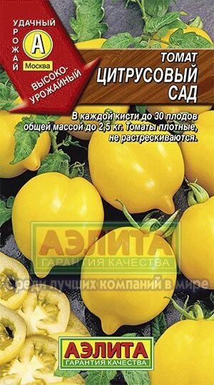 Томат Цитрусовый сад  20шт  АЭЛИТА от компании Садовник - все для сада и огорода. Семена почтой по всей РБ - фото 1