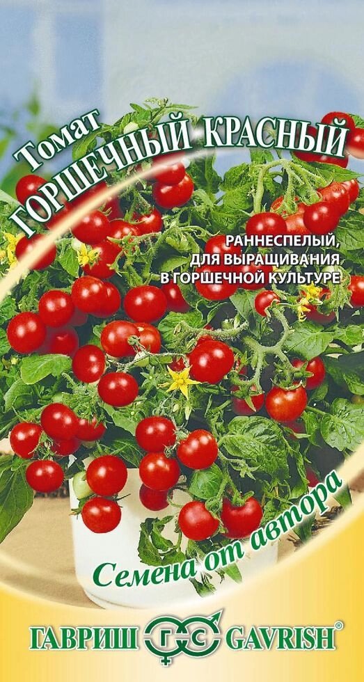 Томат Горшечный красный 0,05г (Г) от компании Садовник - все для сада и огорода - фото 1