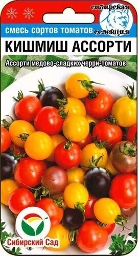 Томат Кишмиш смесь 20шт сиб сад от компании Садовник - все для сада и огорода - фото 1