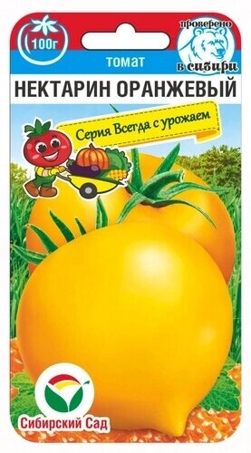 Томат Нектарин оранжевый 20шт (Сиб Сад) от компании Садовник - все для сада и огорода - фото 1