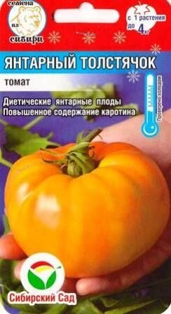 Томат Янтарный толстячок 20 шт от компании Садовник - все для сада и огорода - фото 1