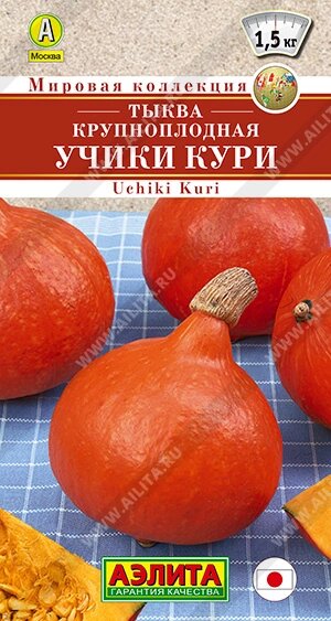 Тыква Учики кури 1гр А от компании Садовник - все для сада и огорода. Семена почтой по всей РБ - фото 1