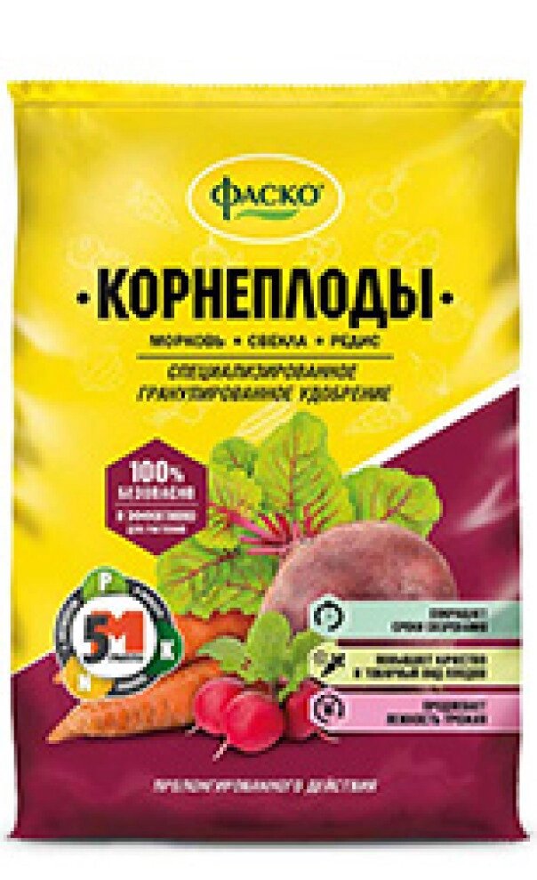 Удобрение Фаско минеральное для Корнеплодов гранулированное 1 кг от компании Садовник - все для сада и огорода - фото 1