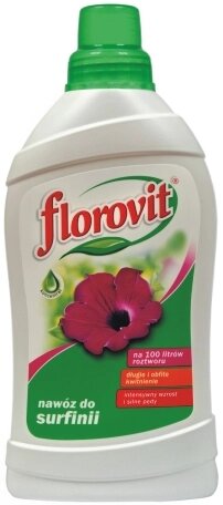 Удобрение Florovit (Флоровит) для сурфиний и других ампельных петуний 1 л от компании Садовник - все для сада и огорода - фото 1