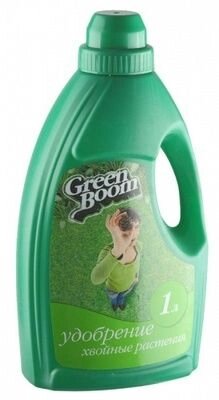 Удобрение минеральное жидкое Green Boom (Грин Бум) в бутылках Хвойные 1л. от компании Садовник - все для сада и огорода - фото 1