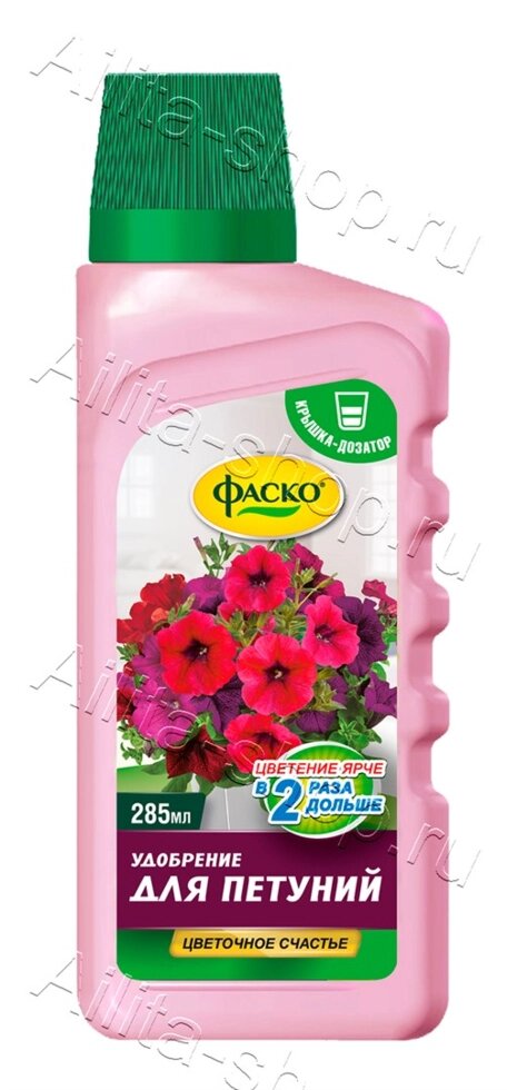 Удобрение жидкое Фаско Цветочное счастье минеральное для Петуний 285мл от компании Садовник - все для сада и огорода - фото 1