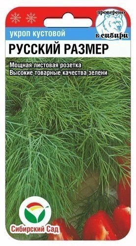 Укроп Кустовой Русский размер 2гр (Сиб сад) от компании Садовник - все для сада и огорода. Семена почтой по всей РБ - фото 1