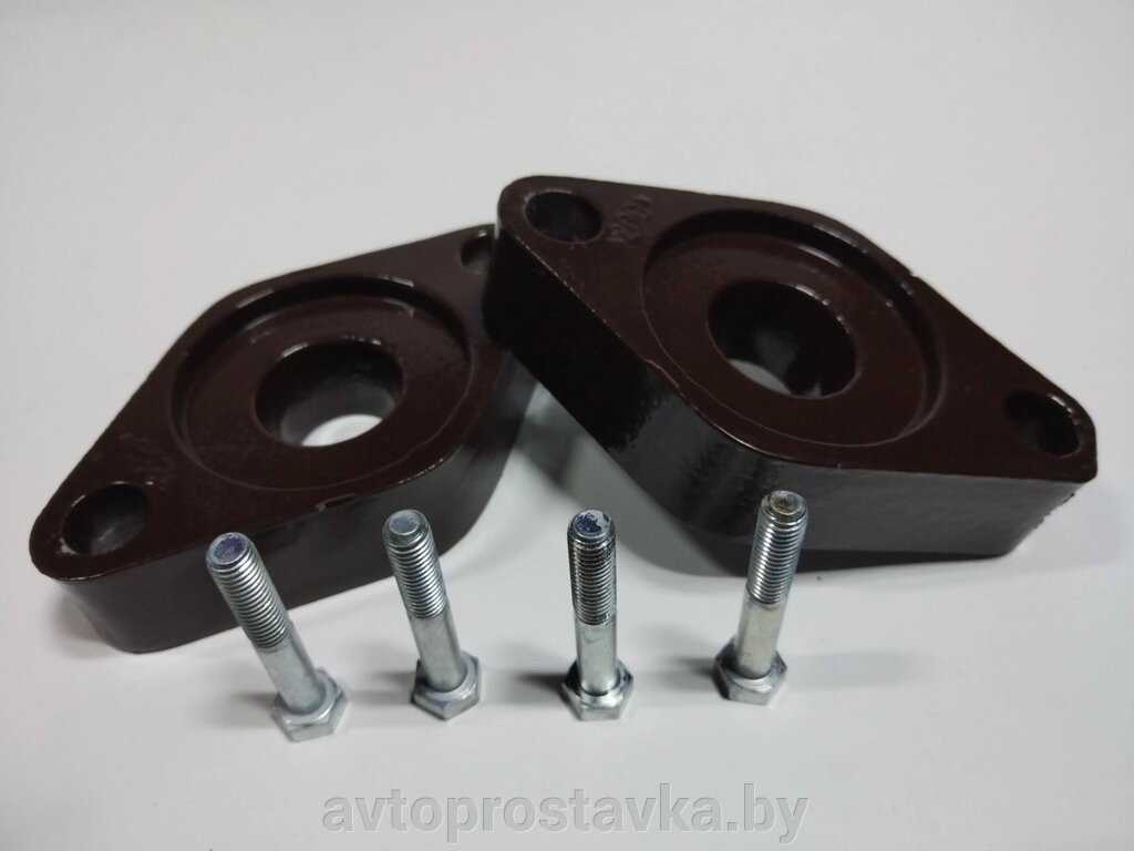 Удлинители задних амортизаторов  для Audi A4 (B6) (2000-2004) (30 мм). Артикул: UD-A4 (B6)- R-30 / AL от компании Интернет-магазин «Avtoprostavka. by» - фото 1
