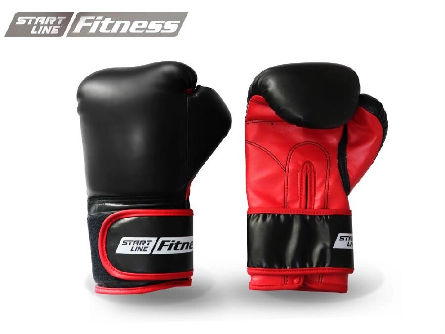 Боксерские перчатки Start Line Fitness 10 от компании Интернет-магазин «Sport-Center » - фото 1