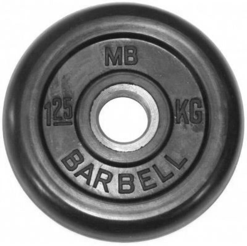 Диск обрезиненный BARBELL MB (металлическая втулка) 1.25 кг / диаметр 31 мм от компании Интернет-магазин «Sport-Center » - фото 1