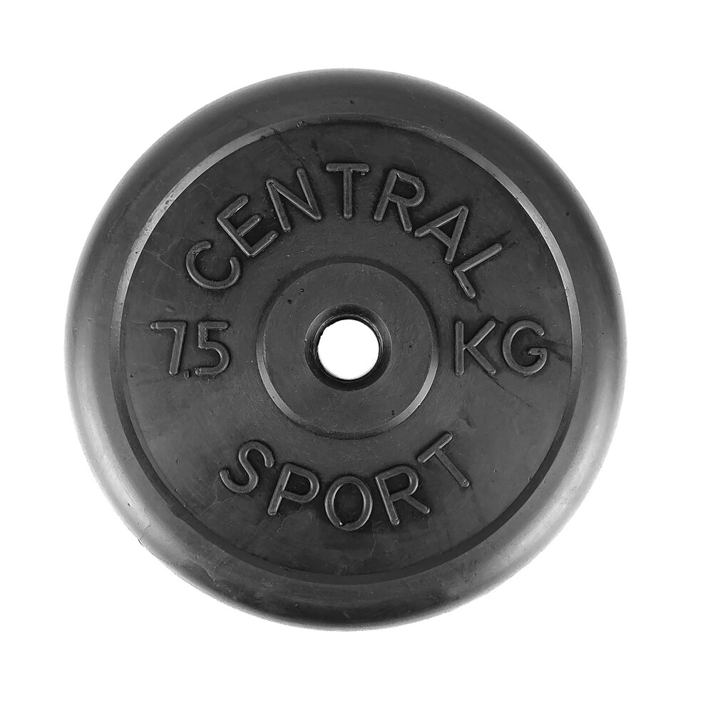 Диск обрезиненный Central Sport 26мм (7.5кг) от компании Интернет-магазин «Sport-Center » - фото 1