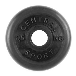 Диск обрезиненный Central Sport d26мм (0.5кг)