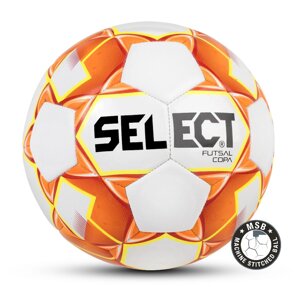 Футзальный мяч Select Futsal Copa v22 FIFA Basic, бел-оран, арт. 1093446006