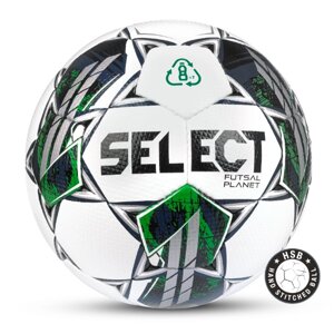 Футзальный мяч Select Futsal Planet v22 FIFA Basic (бел-зелен , арт. 1033460004)