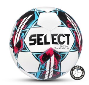 Футзальный мяч Select Futsal Talento 13 v22, 57-59 см, бел-голуб, арт. 1062460002