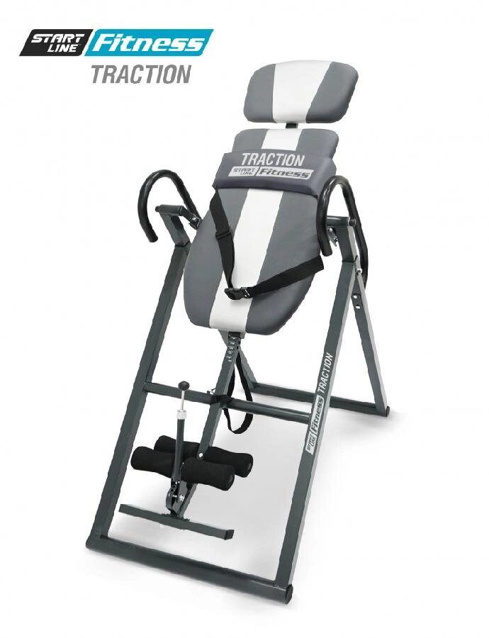 Инверсионный стол Start Line Fitness TRACTION (серо-серебристый) от компании Интернет-магазин «Sport-Center » - фото 1