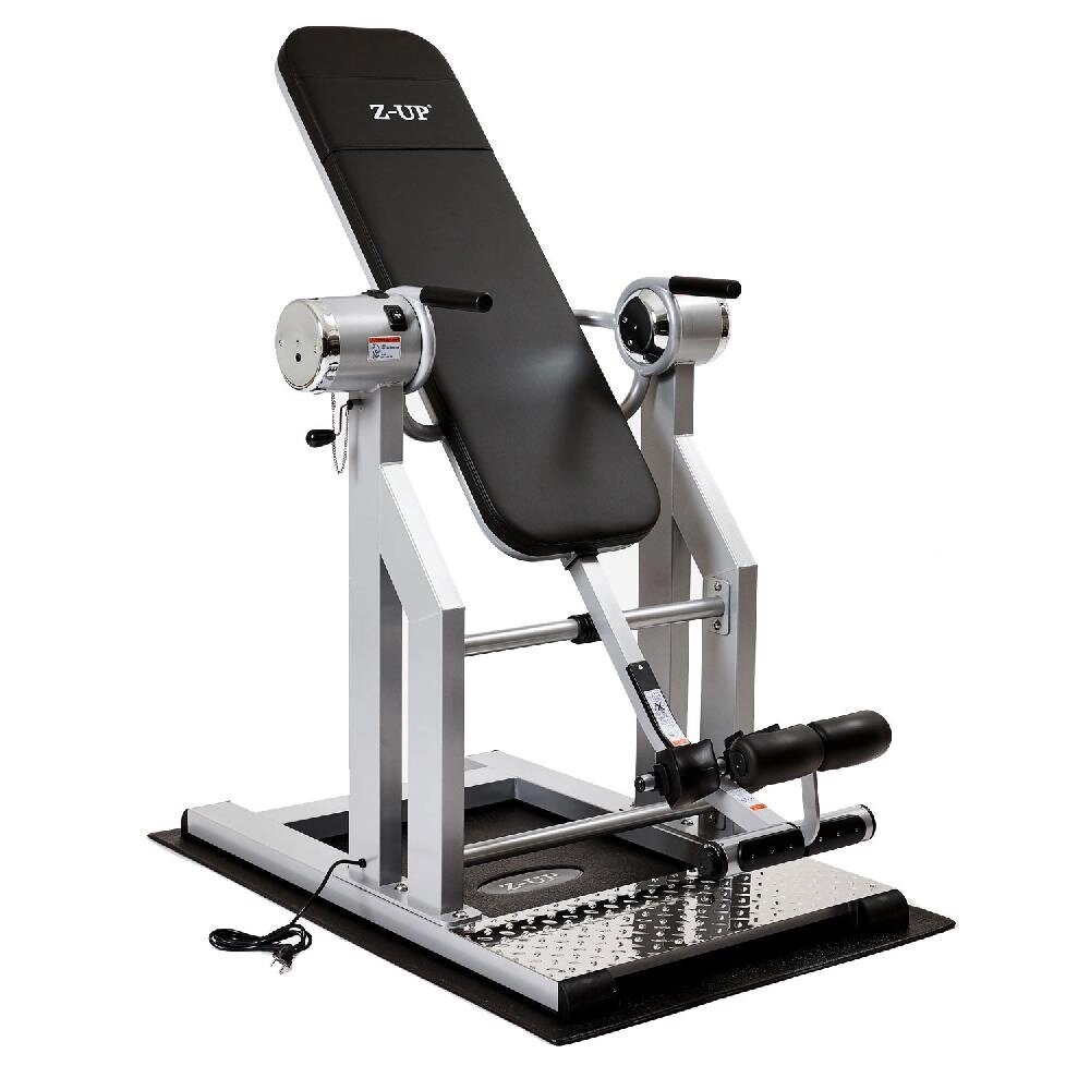 Инверсионный стол Z-UP-2SS (серебряная рама, черная спинка) от компании Интернет-магазин «Sport-Center » - фото 1