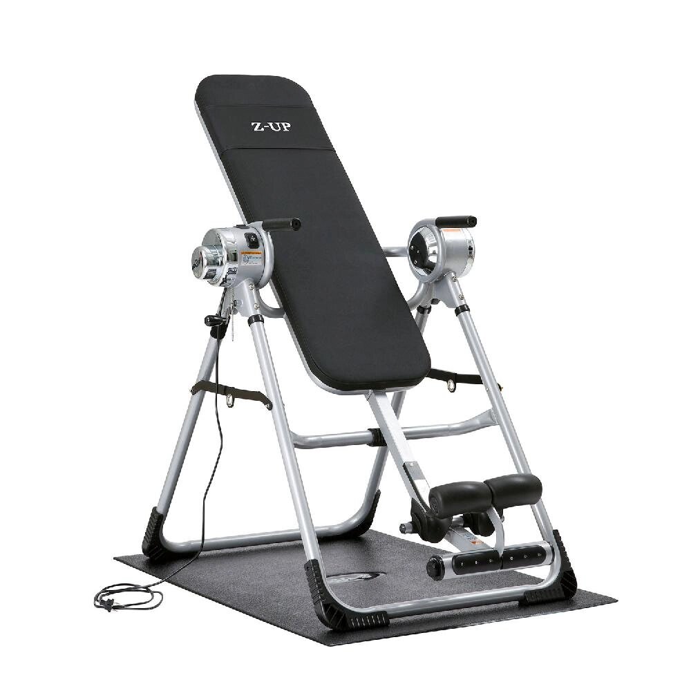 Инверсионный стол Z-UP-3B (серебряная рама, черная спинка) от компании Интернет-магазин «Sport-Center » - фото 1