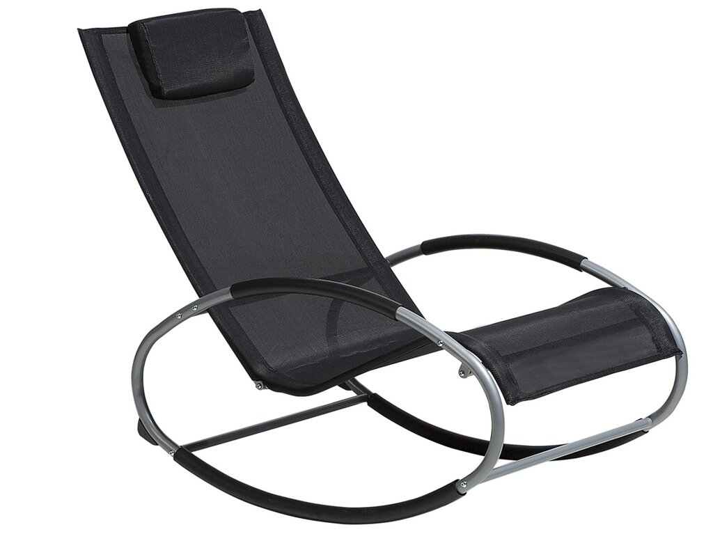 Кресло-качалка Garden Way Vuitton 770535M (черный) от компании Интернет-магазин «Sport-Center » - фото 1