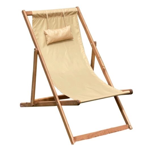 Кресло-шезлонг DYATEL сиденье из ткани сосна (цвет дуб) от компании Интернет-магазин «Sport-Center » - фото 1
