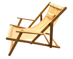 Кресло-шезлонг с подлокотниками (сиденье из ткани) DYATEL