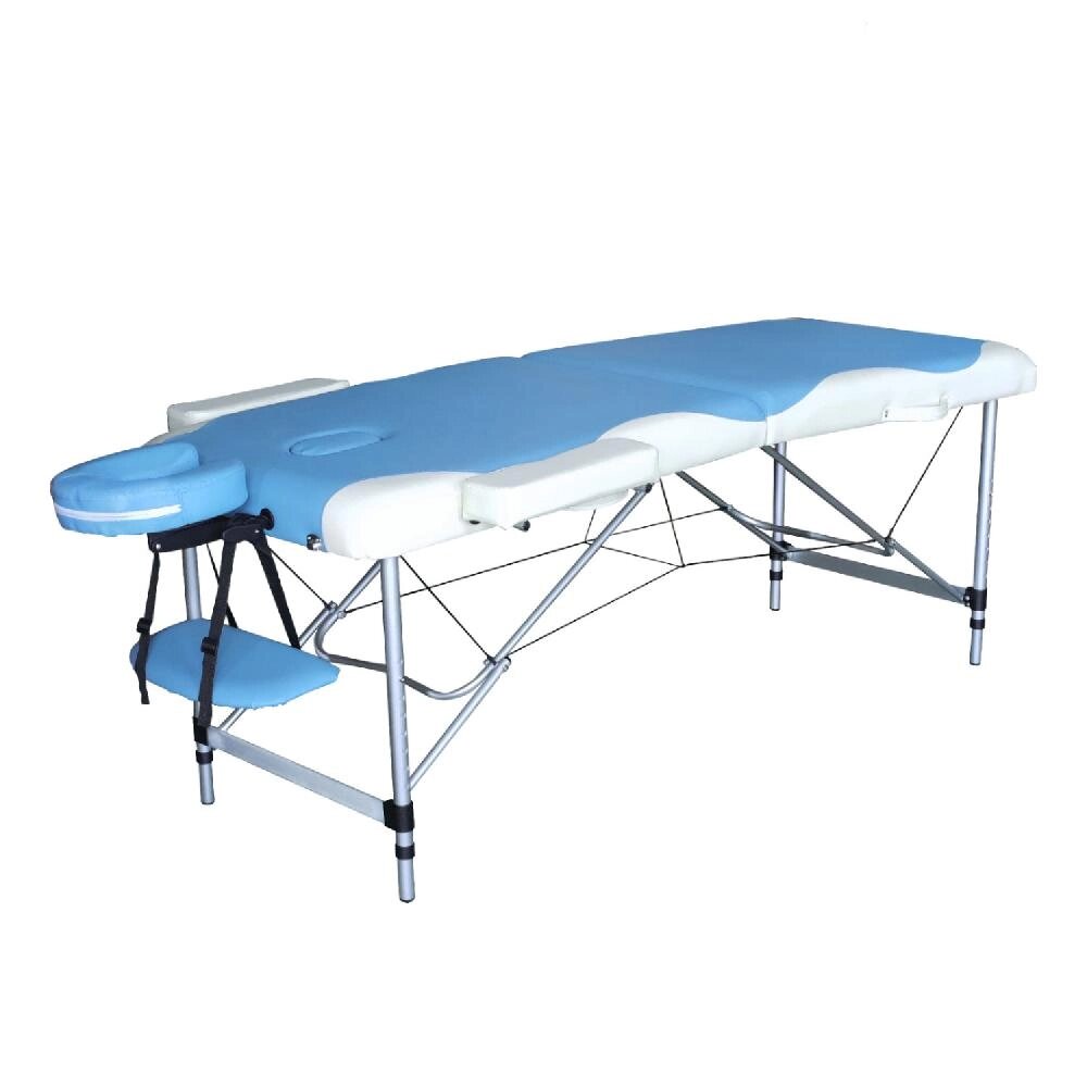 Массажный стол DFC NIRVANA Elegant DELUXE (голубой) от компании Интернет-магазин «Sport-Center » - фото 1