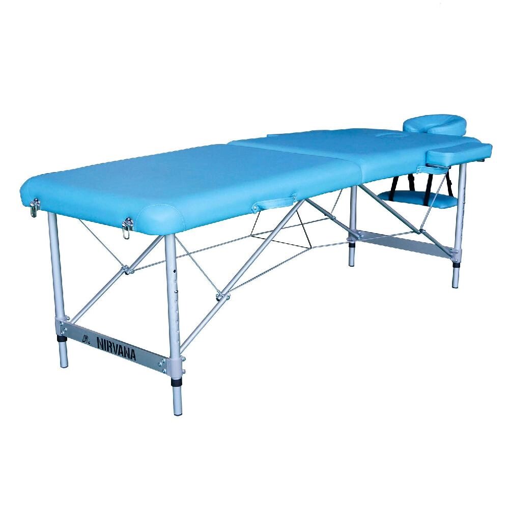 Массажный стол DFC NIRVANA Elegant LUXE (светло-голубой) от компании Интернет-магазин «Sport-Center » - фото 1