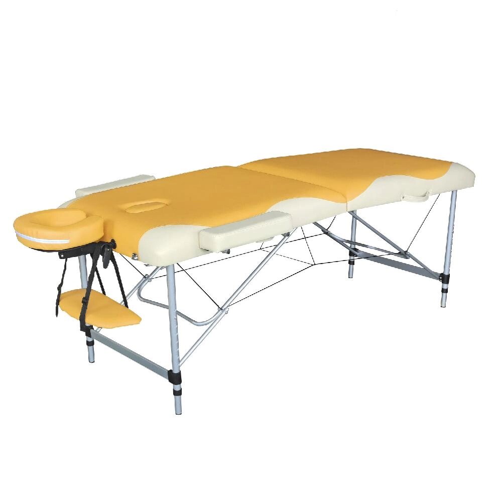 Массажный стол DFC NIRVANA Elegant PREMIUM (оранжево-бежевый) от компании Интернет-магазин «Sport-Center » - фото 1