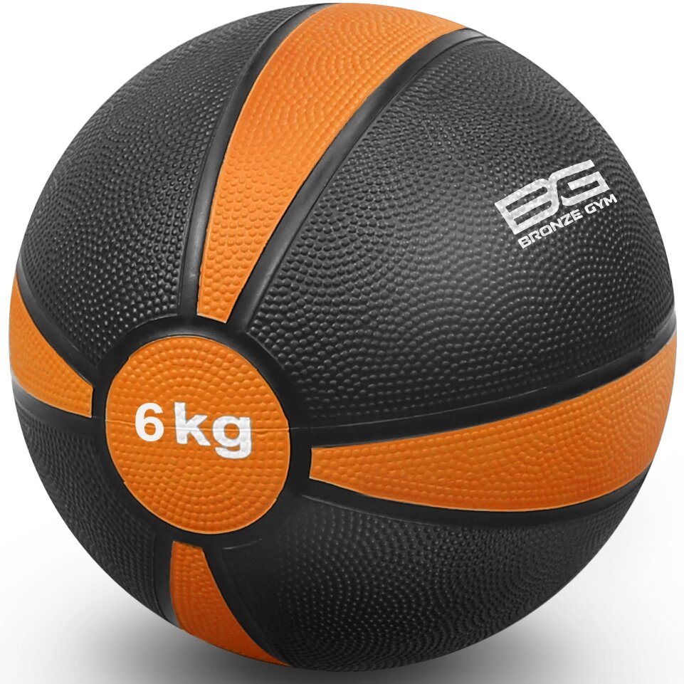 Медбол резиновый BRONZE GYM, 6 кг. от компании Интернет-магазин «Sport-Center » - фото 1