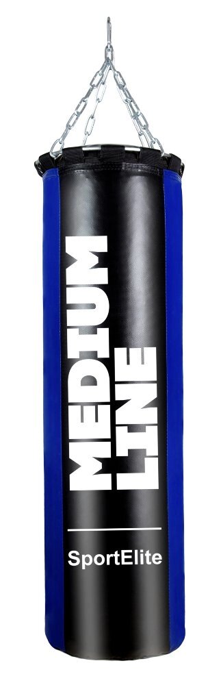 Мешок боксерский SportElite MEDIUM LINE 100см, d-30, 35кг, сине-черный от компании Интернет-магазин «Sport-Center » - фото 1